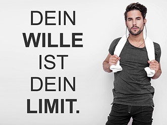 Wandtattoo Dein Wille ist dein Limit