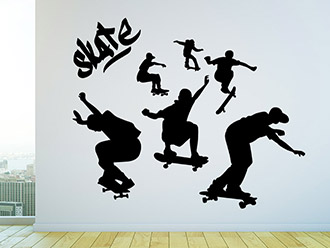 Wandtattoo Skate