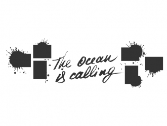 Wandtattoo Fotorahmen The ocean is calling Motivansicht