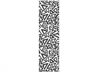Wandtattoo Wandbanner Dreiecke Motivansicht
