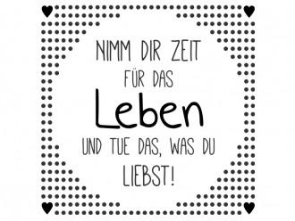 Wandtattoo Tue das was du liebst Motivansicht