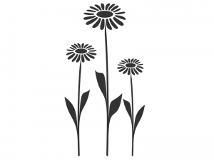 Wandtattoo Sonnenblumen Motivansicht
