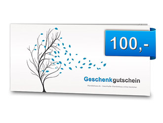 Wandtattoo 100 Euro Geschenkgutschein