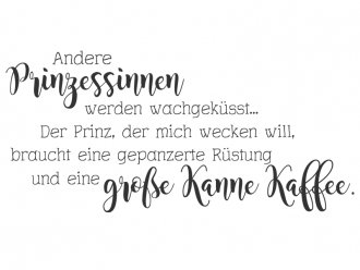 Wandtattoo Andere Prinzessinnen Motivansicht