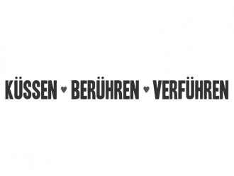 Wandtattoo Küssen Berühren Verführen Motivansicht