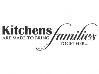 Wandtattoo Kitchens are made Motivansicht