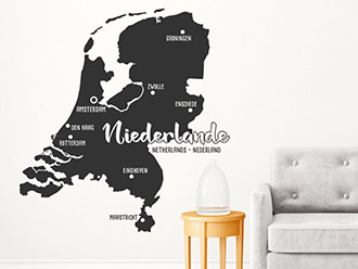 Wandtattoo Niederlande