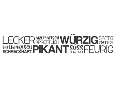 Wandtattoo Bordüre Geschmack Motivansicht