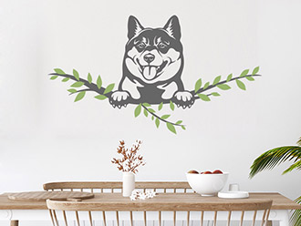 Wandtattoo Shiba