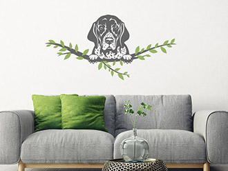 Wandtattoo English Pointer