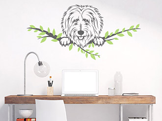 Wandtattoo Goldendoodle