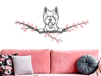 Wandtattoo West Highland Terrier