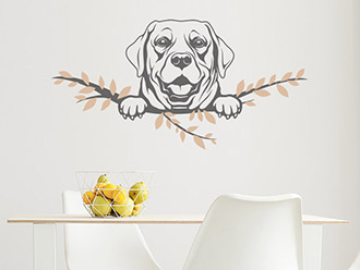 Wandtattoo Labrador Retriever