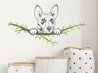 Wandtattoo Basenji