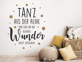 Wandtattoo Tanz aus der Reihe