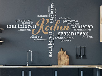 Wandtattoo Kochen