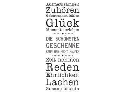 Wandtattoo Die schönsten Geschenke Motivansicht
