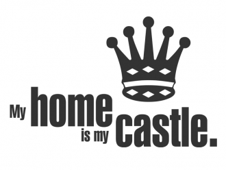 Wandtattoo My home is ... Motivansicht