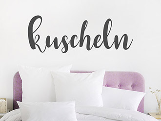 Wandtattoo Kuscheln