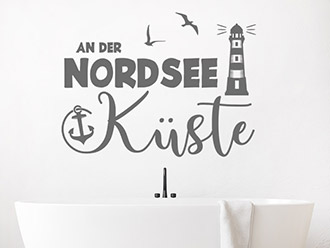 Wandtattoo An der Nordseeküste