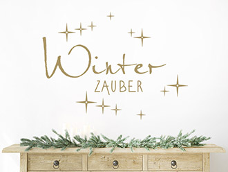 Wandtattoo Winterzauber