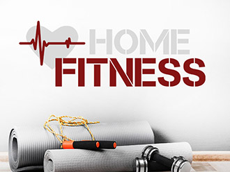 Wandtattoo Home Fitness