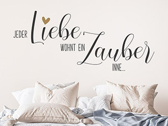 Wandtattoo Liebeszauber