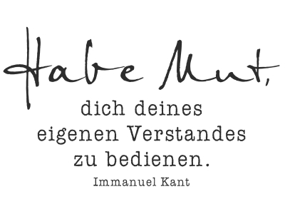Wandtattoo Habe Mut Motivansicht