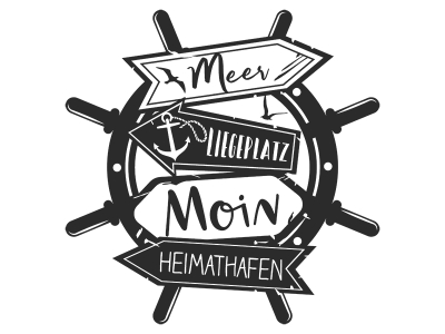 Wandtattoo Steuerrad Motivansicht