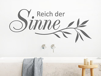 Wandtattoo Reich der Sinne