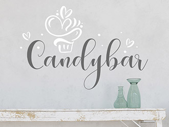 Wandtattoo Candybar