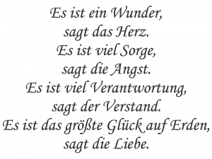 Wandtattoo Es ist ein Wunder ... Motivansicht