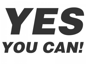 Wandtattoo Yes You Can! Motivansicht