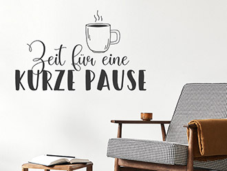 Wandtattoo Kurze Pause