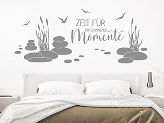 Wandtattoo Zeit für entspannende Momente