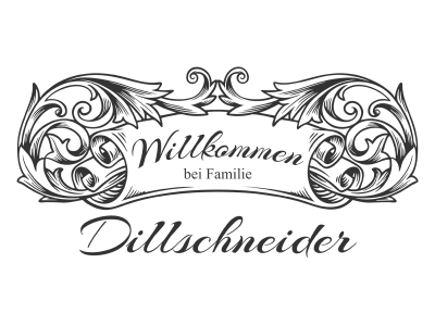 Wandtattoo Vintage Willkommen mit Name Motivansicht