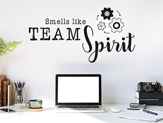 Wandtattoo Smells like Team Spirit