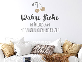 Wandtattoo Wahre Liebe