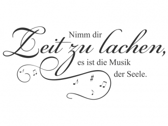 Wandtattoo Musik der Seele Motivansicht