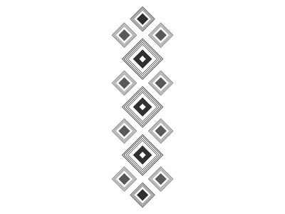 Wandtattoo Wandbanner Moderne Quadrate Motivansicht