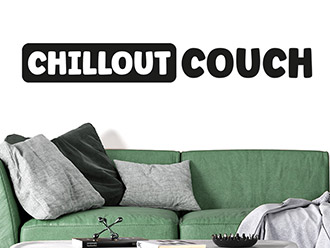 Wandtattoo Chillout Couch