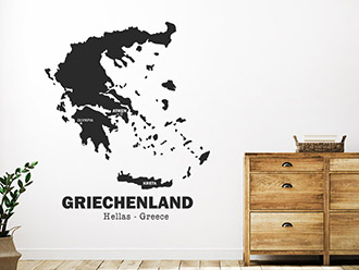 Wandtattoo Griechenland