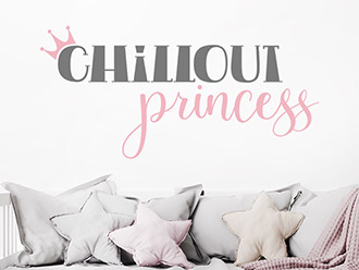 Wandtattoo Chillout Princess