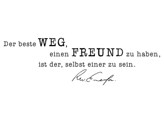Wandtattoo Der beste Weg Motivansicht
