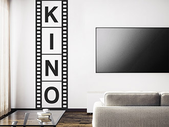 Wandtattoo Wandbanner Kino