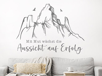 Wandtattoo Aussicht auf Erfolg