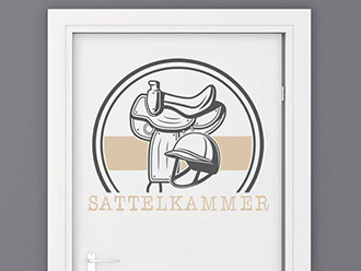 Wandtattoo Sattelkammer