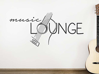 Wandtattoo Music Lounge