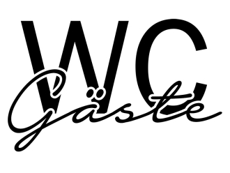 Wandtattoo WC Gäste Motivansicht