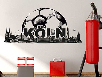 Wandtattoo Köln Fußball